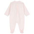 Baby Girls Pink & White Logo Babygrow Set, 2, hi-res