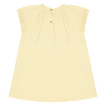 Younger Girls Yellow Logo Dress