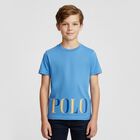 Boys Blue Logo T-Shirt, 2, hi-res