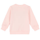 Younger Girls Pink Tiger Sweatshirt, 1, hi-res
