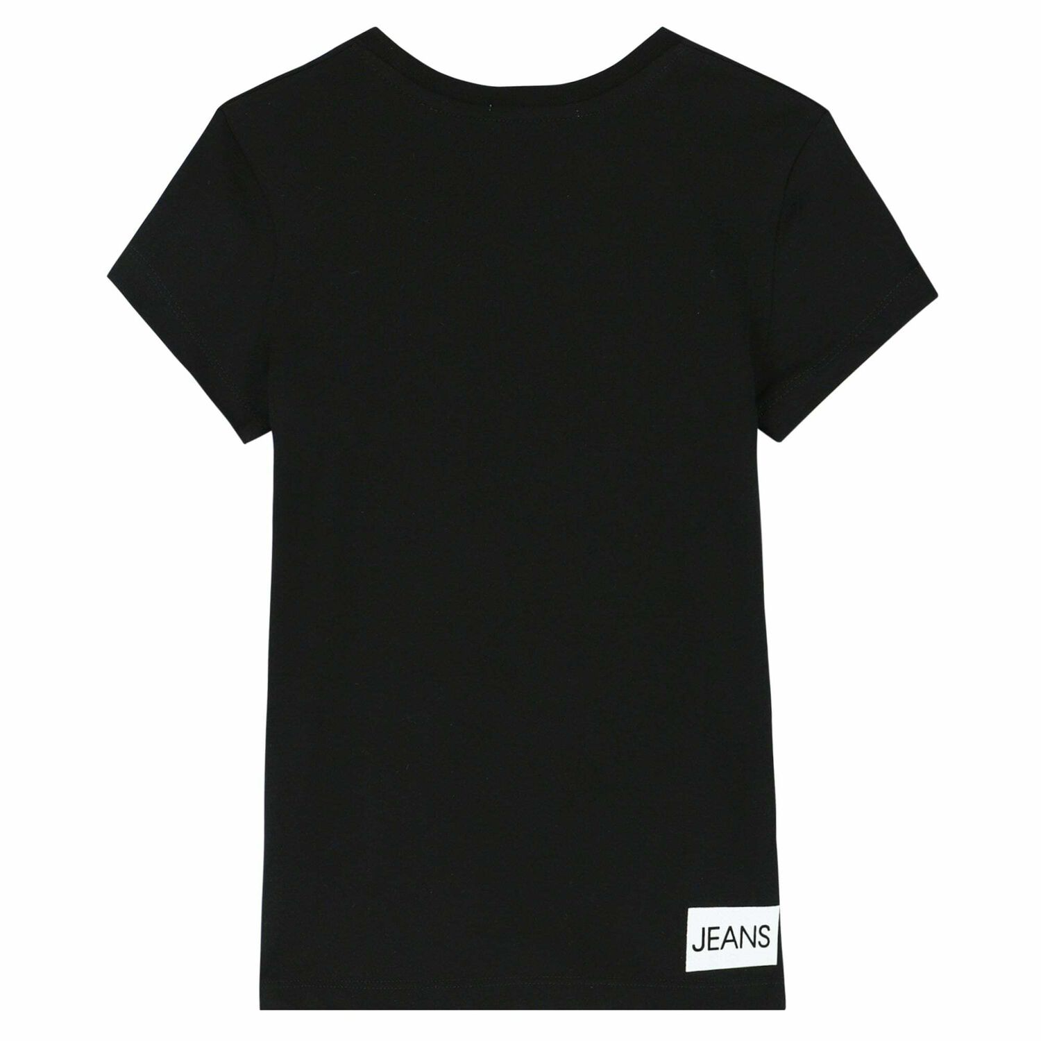 Girls Black Logo T-Shirt, 2, hi-res image number null