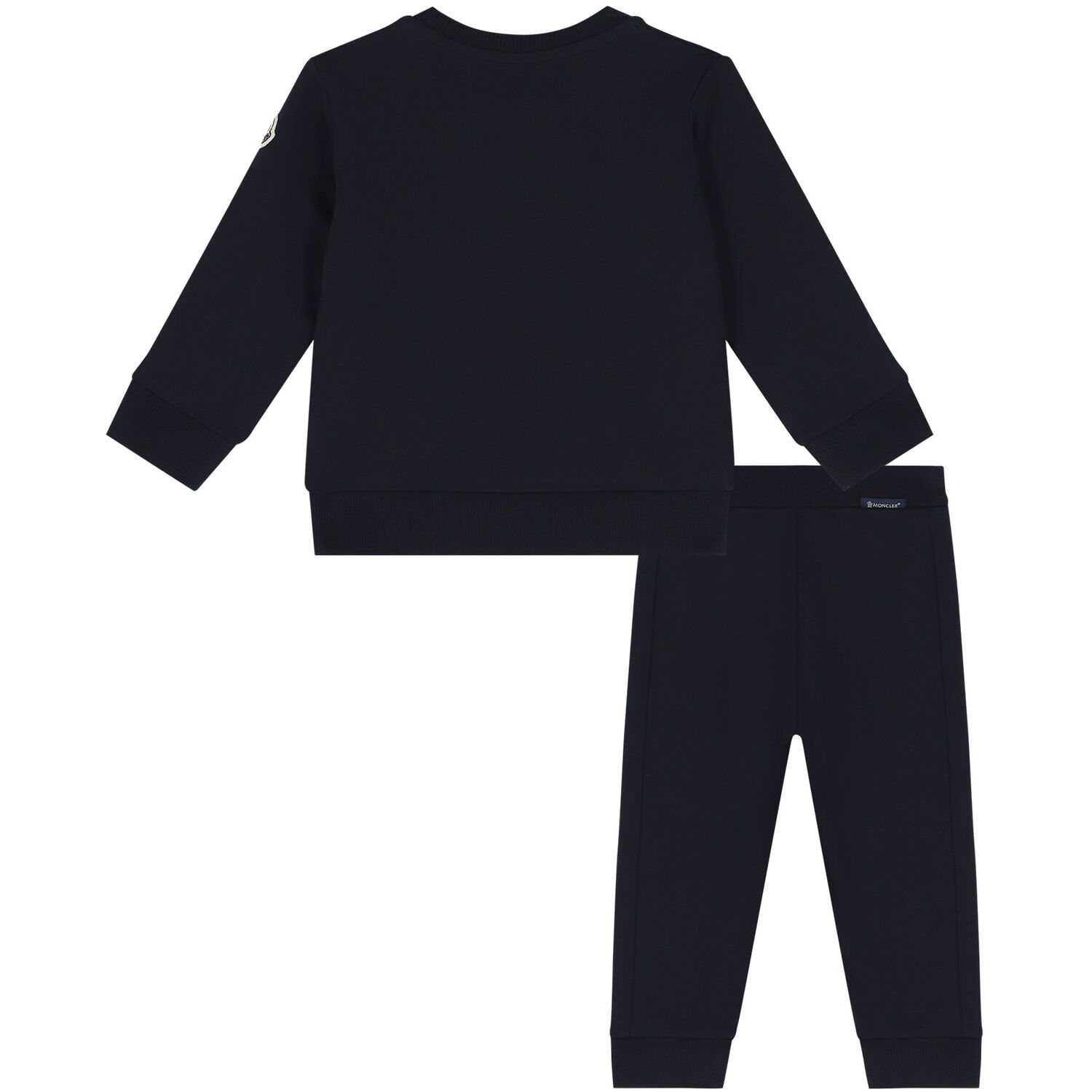 Younger Boys Navy Blue Logo Tracksuit, 1, hi-res