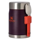 Purple Classic Legendary Food Jar & Spork, 1, hi-res