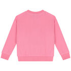 Girls Pink Logo Sweatshirt, 1, hi-res