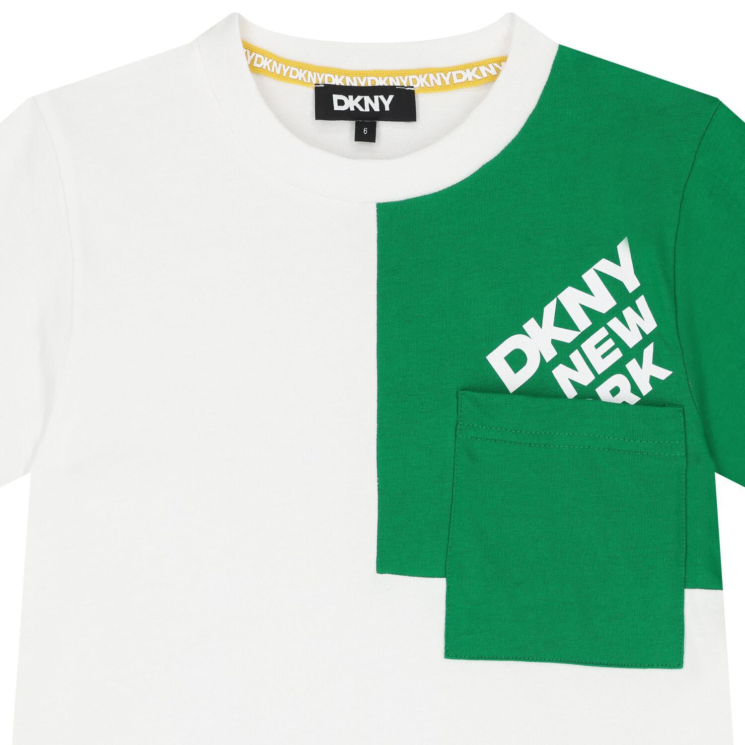 White & Green Logo T-Shirt, 2, hi-res