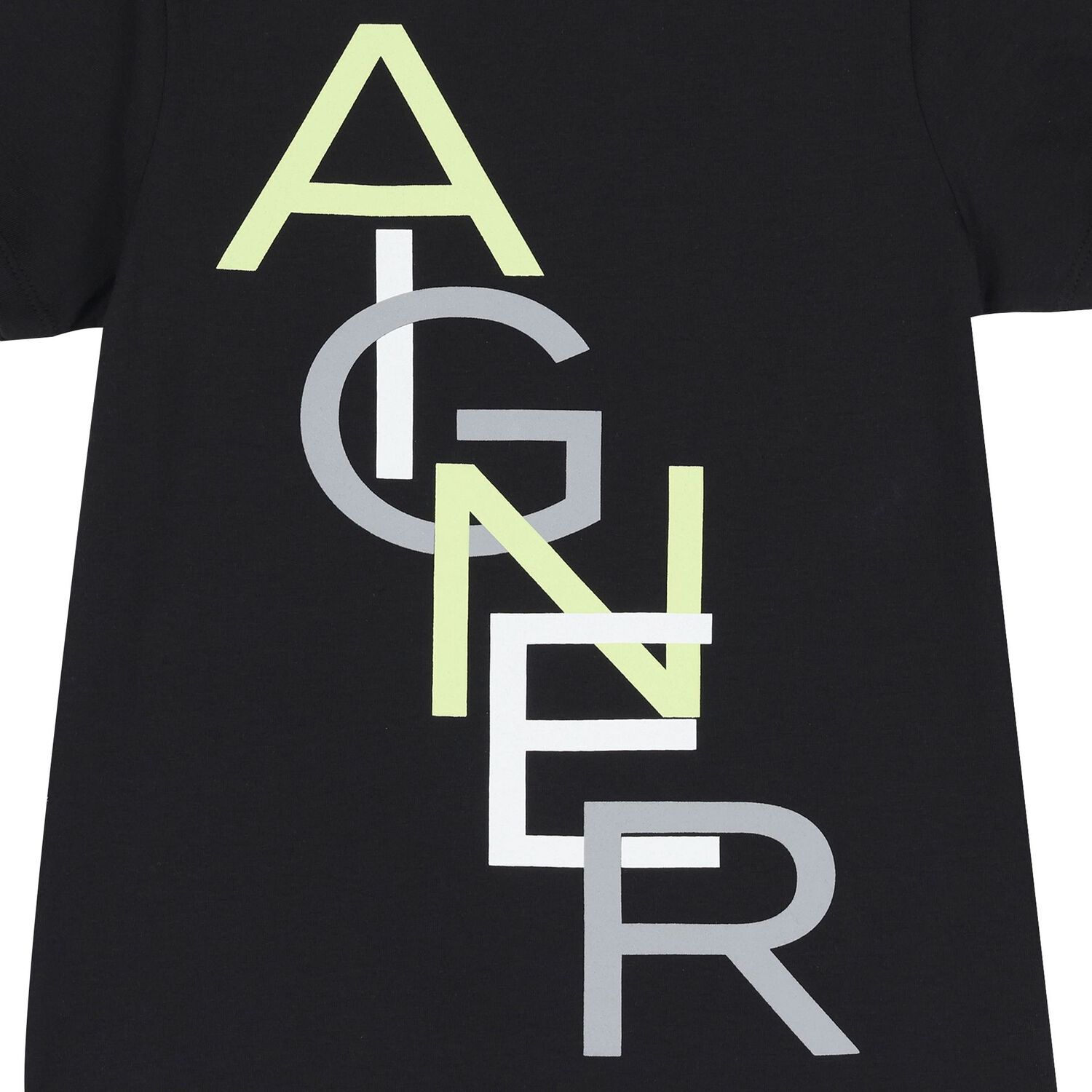 Boys Black Logo T-Shirt, 1, hi-res