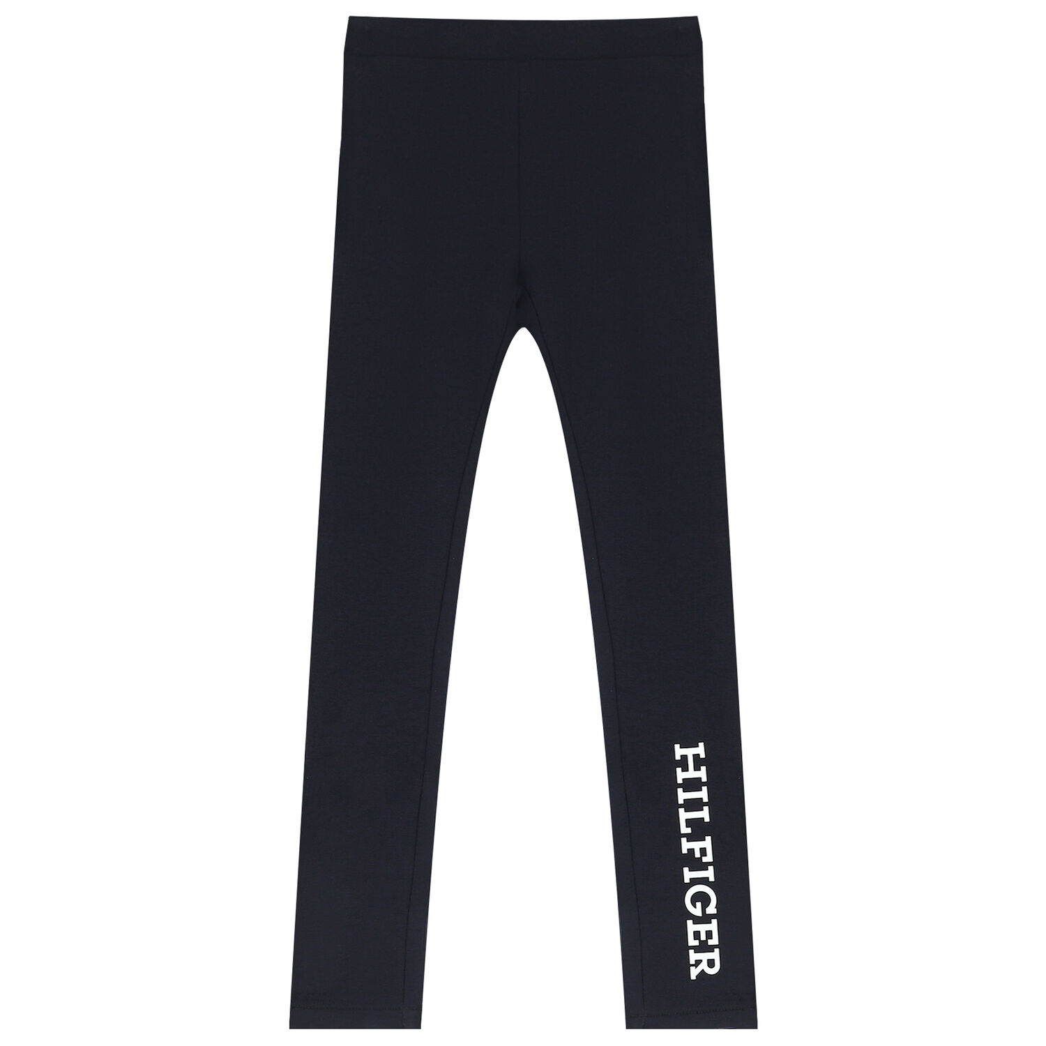 Girls Navy Logo Legging, 1, hi-res