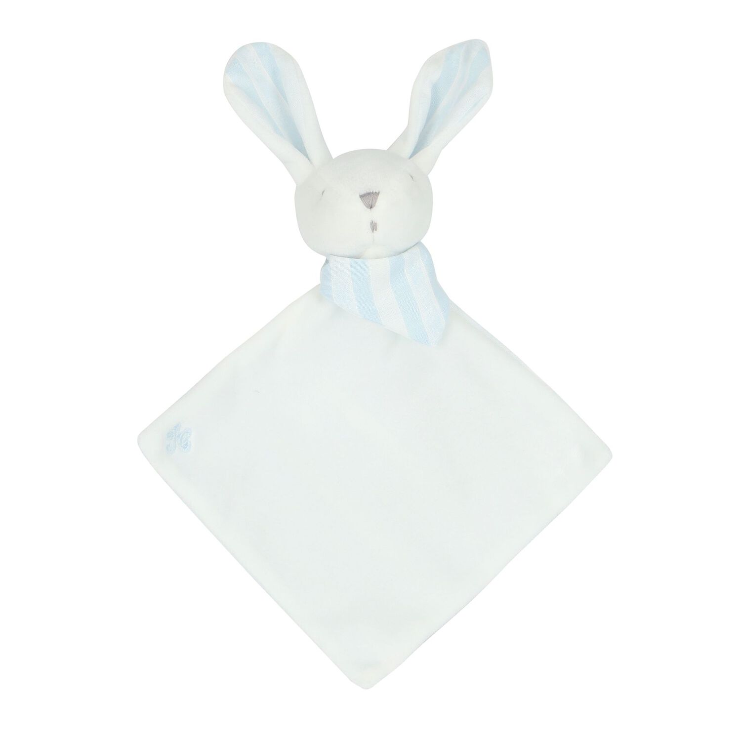 Baby Boys White & Blue Rabbit Babygrow Giftset, 2, hi-res