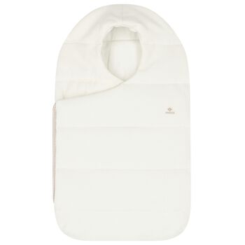 Ivory Logo Waffle Texture Baby Nest