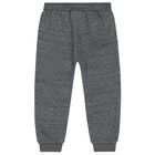 Younger Boys Navy Blue, Grey & Yellow 3 Piece Tracksuit Set, 1, hi-res