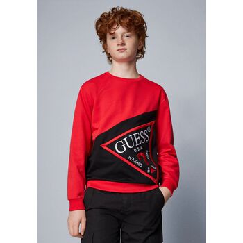 Boys Red Logo Sweatshirt
