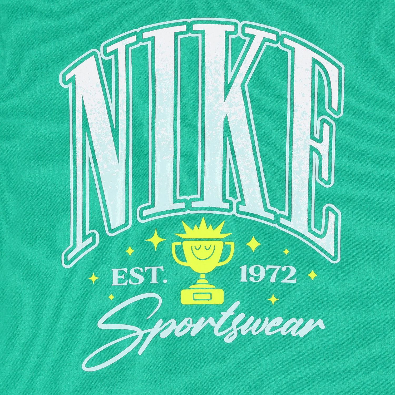 Boys Green Cotton Logo T-Shirt, 1, hi-res