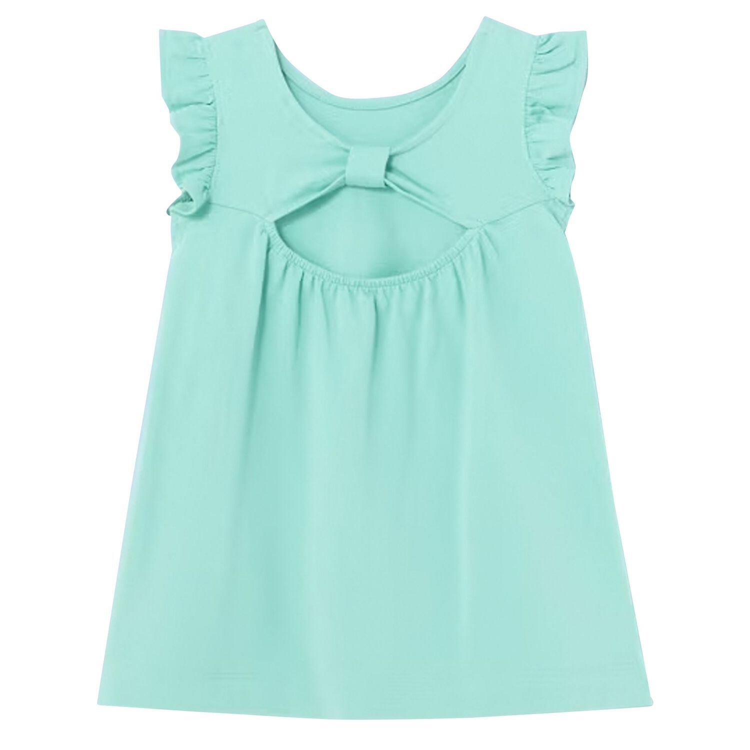 Younger Girls Aqua Dress, 1, hi-res image number null