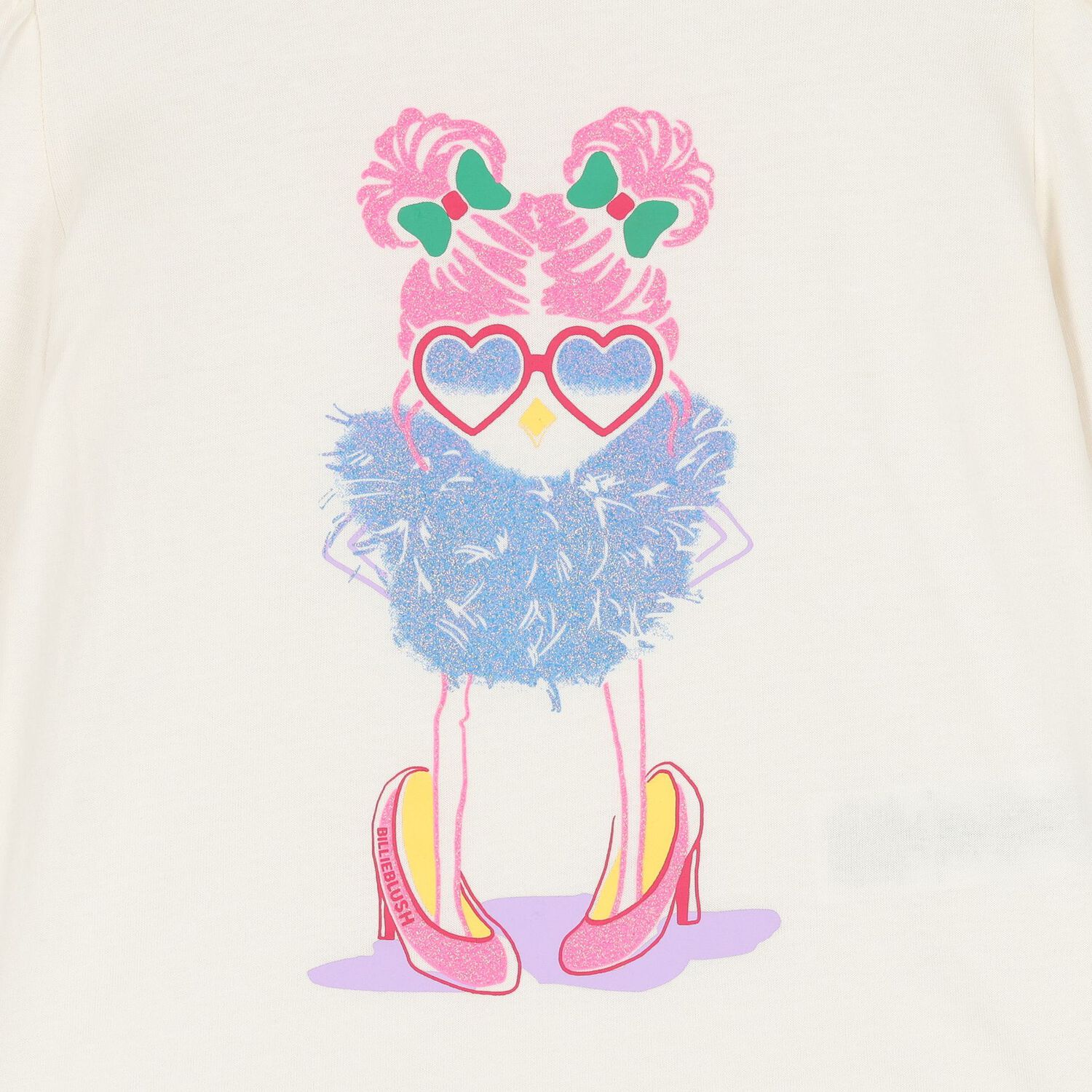 Girls Ivory Long Sleeve Top, 2, hi-res