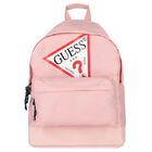 Girls Pink Logo Backpack, 1, hi-res
