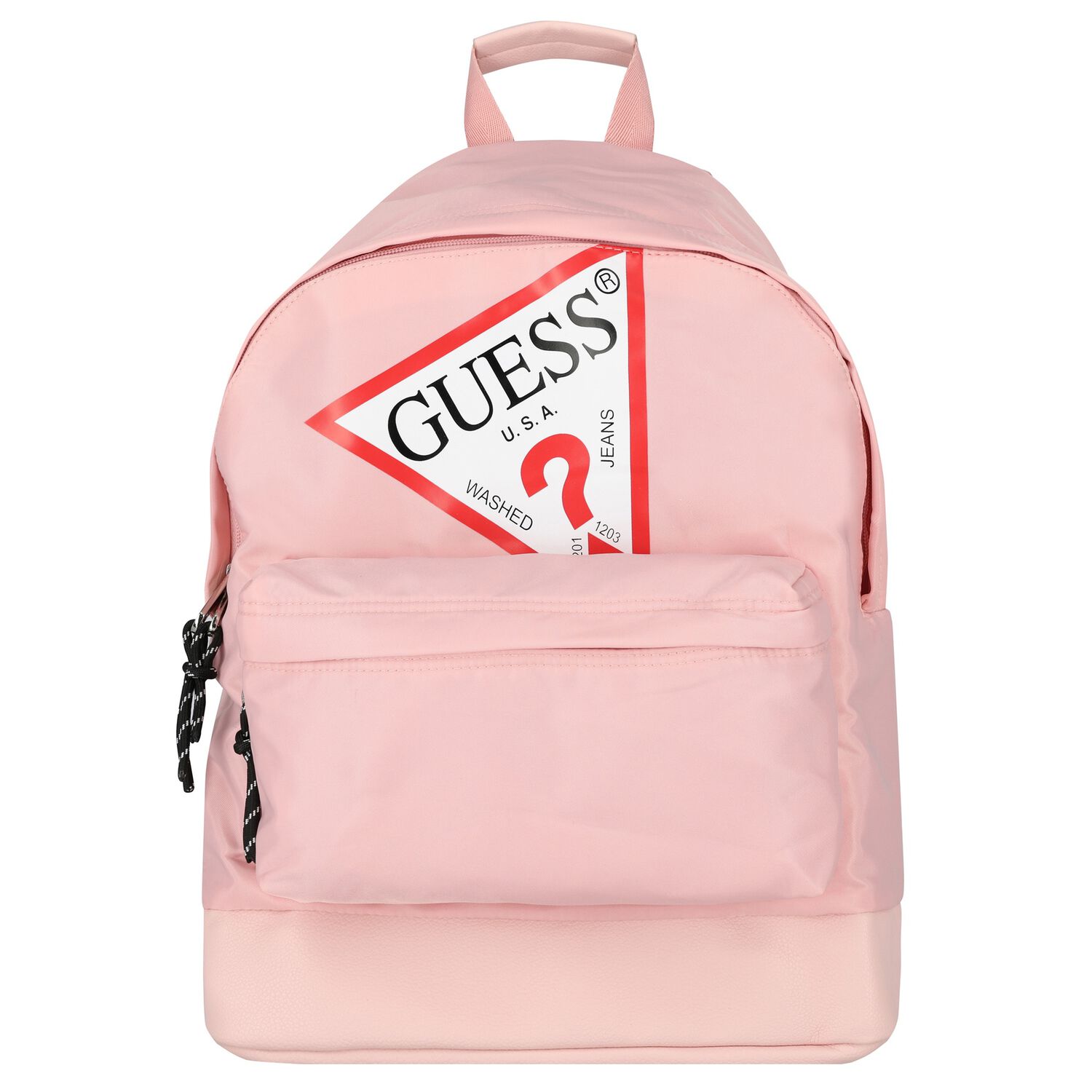 Girls Pink Logo Backpack, 1, hi-res
