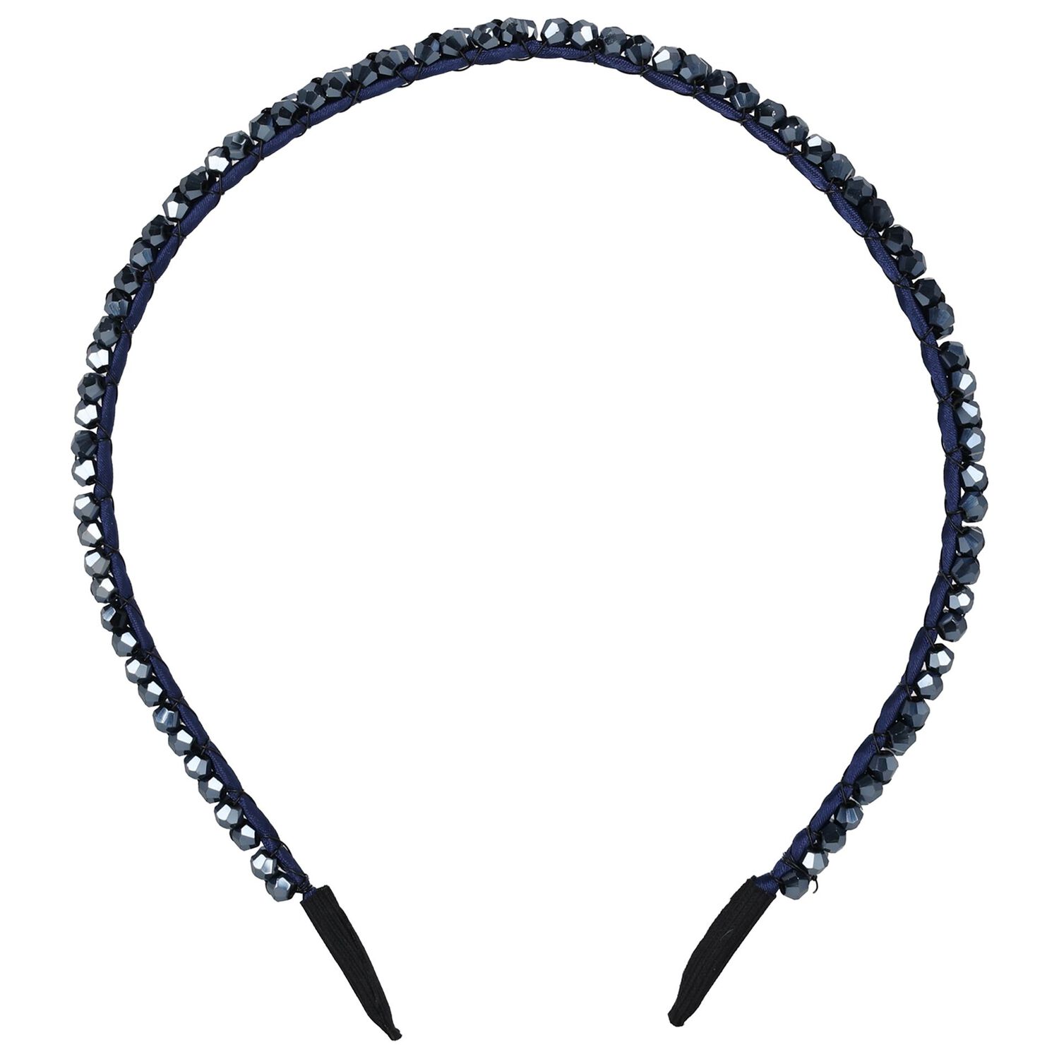 Girls Blue Diamante Headband, 4, hi-res image number null