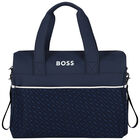 Navy Blue Logo Baby Changing Bag, 1, hi-res
