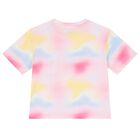 Girls Pink & Yellow Logo T-Shirt, 1, hi-res