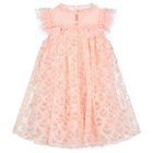 Girls Pink Sequin Tulle Dress, 1, hi-res