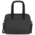 Black Logo Baby Changing Bag, 1, hi-res