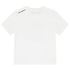 Boys White Logo T-Shirt, 2, hi-res