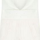Baby Girls Ivory & Pink Tulle Nest, 1, hi-res