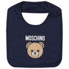 Navy Blue Teddy Bear Logo Babygrow Gift Set, 5, hi-res