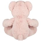 Baby Girls Pink Avery Bear Taupe Soft Toy ( 32CM ), 2, hi-res
