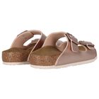 Girls Metallic Copper Sandals, 1, hi-res