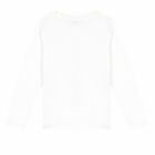 Boys Long Sleeve White Top, 1, hi-res