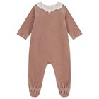 Baby Girls Ivory & Brown Babygrow Gift Set, 1, hi-res