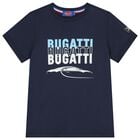 Boys Navy Blue Logo T-Shirt, 1, hi-res
