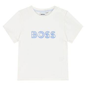 Baby Boys White Logo T-Shirt