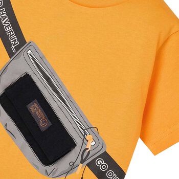 Boys Orange Bag T-Shirt