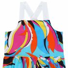 Girls Multi-colored Cotton Dress, 1, hi-res