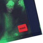 Boys Navy & Green Logo Shorts, 1, hi-res