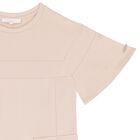 Girls Pink Logo Dress, 1, hi-res