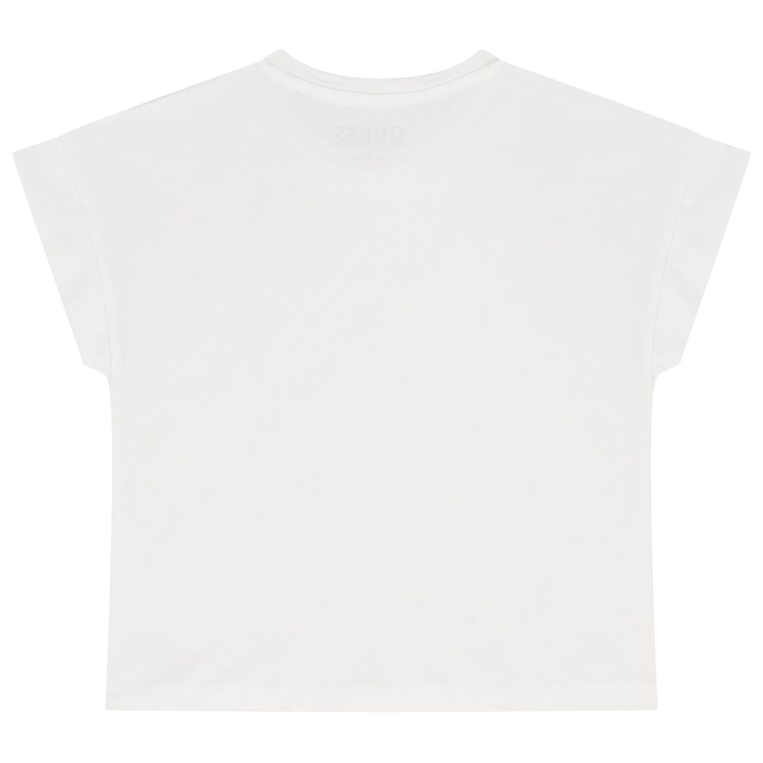 Girls White Logo T-Shirt, 1, hi-res