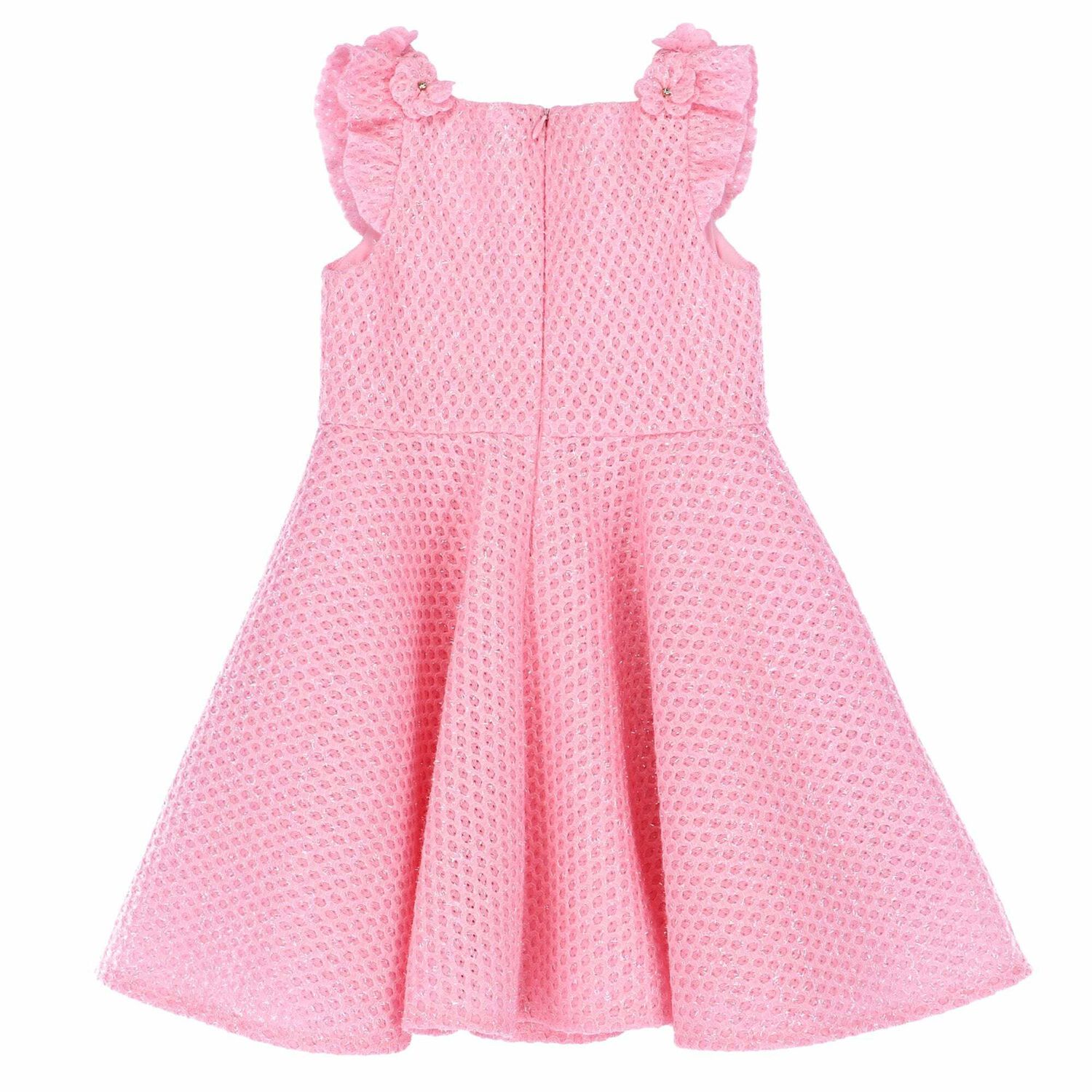 Girls Pink Embellished Dress, 1, hi-res