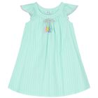 Girls Green Beach Dress, 1, hi-res