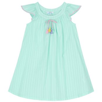 Girls Green Beach Dress