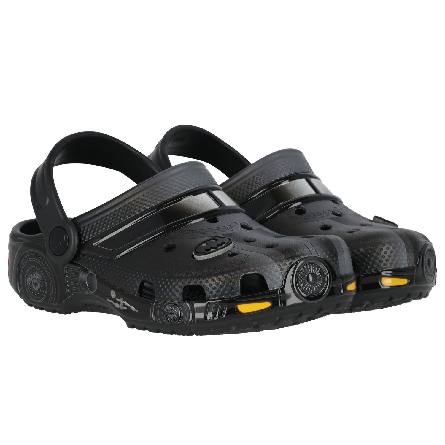 Black Batman Classic Clogs Sandals, 1, hi-res
