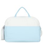 White & Blue Logo Baby Changing Bag, 4, hi-res