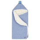 Baby Boys Blue Knitted Nest, 1, hi-res