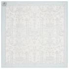 Baby Boys White & Blue Toile de Jouy Carré Swaddle & Bib Gift Set, 1, hi-res