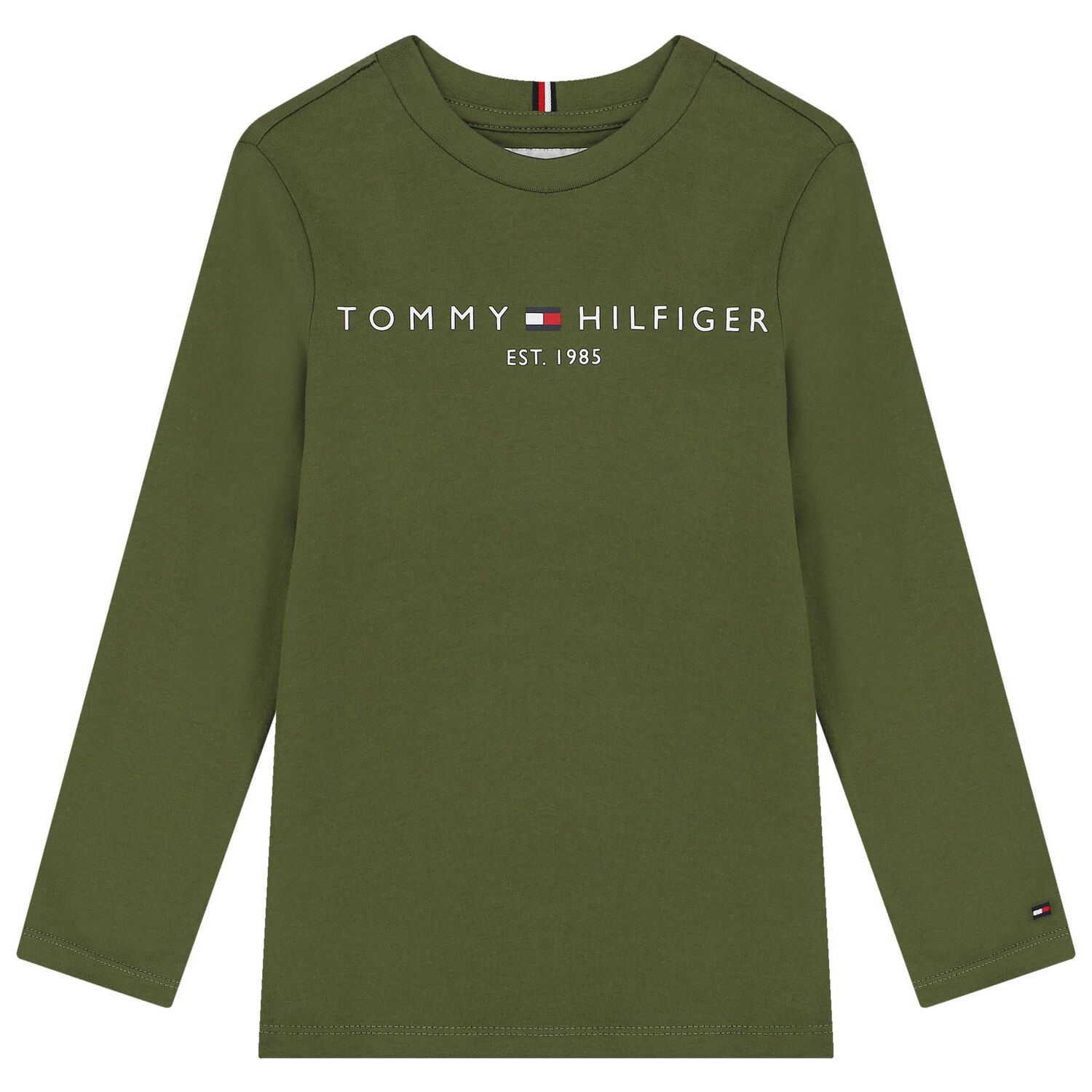 Green Logo Long Sleeve Top, 3, hi-res
