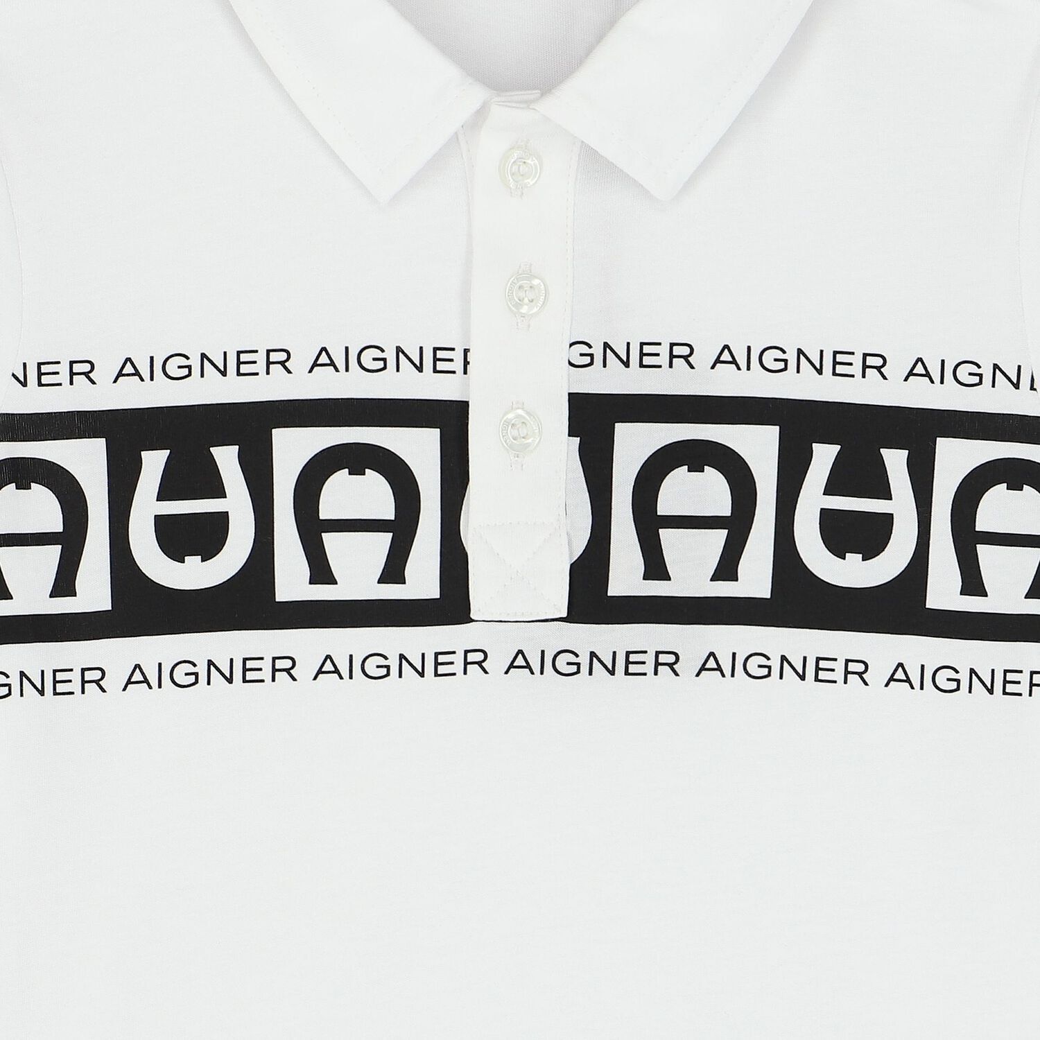 Boys White Logo Polo Shirt, 1, hi-res image number null