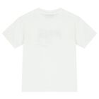 Boys White Logo T-Shirt, 1, hi-res