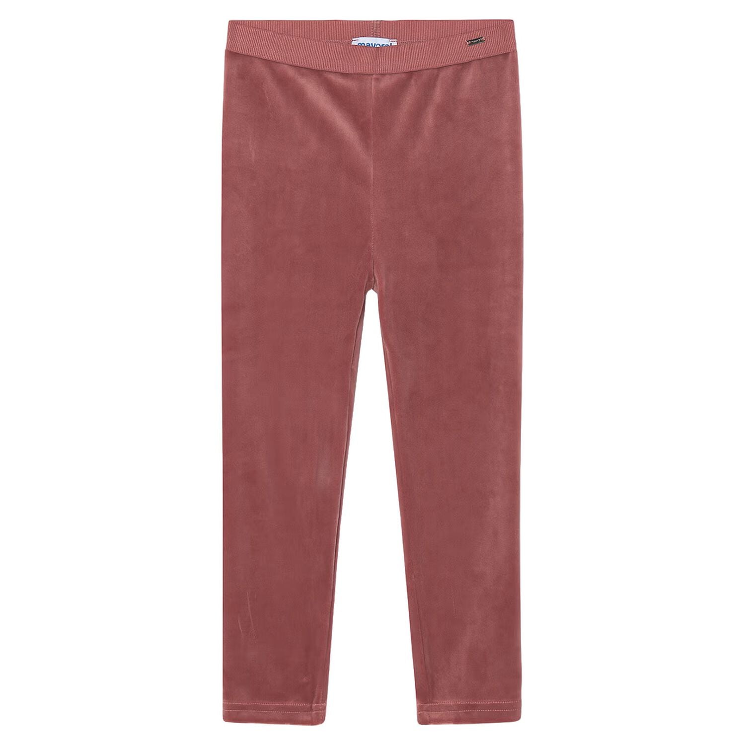 Girls Pink Velvet Leggings, 3, hi-res